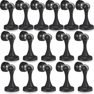 Topes puerta magnetos acero inoxidable 16 piezas con tornillos soporte pared - Imagen 1 de 12