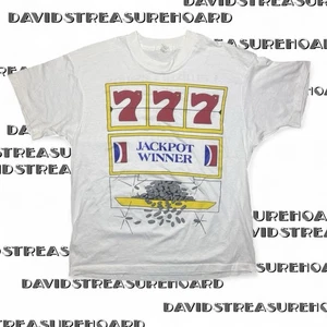 Vintage Jackpot Winner Carnival Cruises Casinos XL Single Stitch Screen Stars - Picture 1 of 8