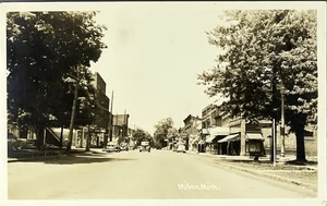 Milan Michigan RPPC Real Photo Postcard - Picture 1 of 4