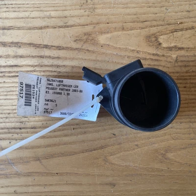 Peugeot Partner 2003 1.9d MAF Sensor 5WK9621 #97517  Box#69 9629471080 2003-08 - Image 1 of 4