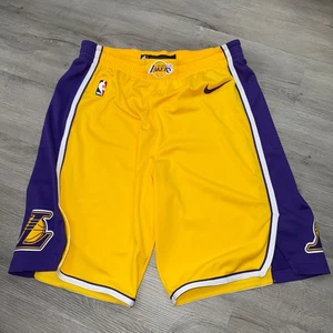Pantalones Cortos Nike Edición Equipo Los Angeles Lakers 40 +1 XL Jersey Auténtico Juego Profesional - Imagen 1 de 5
