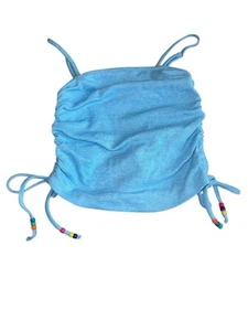 Before Sundown By Splendid Girls Beaded Cropped Cinched Beaded Tank Top L(12) - Picture 1 of 3