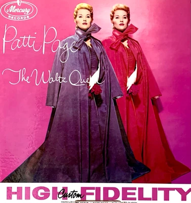 PATTI PAGE THE WALTZ QUEEN , 1959 MERCURY RECORDS VINYL LP# MG20318 - Image 1 of 4