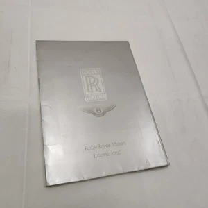 ROLLS ROYCE brochure cartella stampa 61° salone auto Torino 1986 - Foto 1 di 2