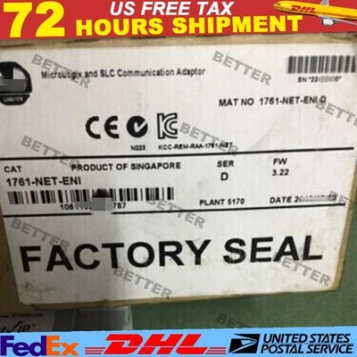 1761-NET-ENI MICROLOGIX AND SLC COMMUNICATION NEW FedEx or DHL - Image 1 of 4