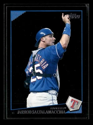 2009 Topps #317 Jarrod Saltalamacchia Black Card Texas Rangers - Imagem 1 de 2