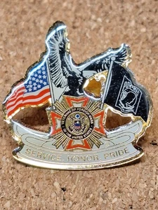 V.F.W SERVICE HONOR PRIDE ANSTECKNADEL - Bild 1 von 3