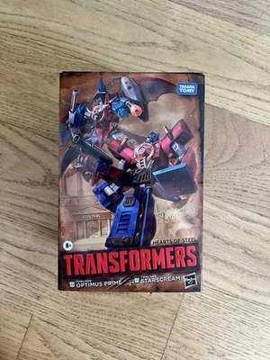 HASBRO PULSE TRANSFORMERS HEARTS OF STEEL OPTIMUS PRIME & STARSCREAM 2-PACK - Image 1 of 2