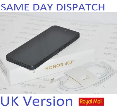HONOR 400 5G Smartphone 256GB BLACK Dual SIM New condition UK version # - Image 1 of 4