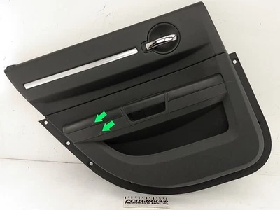 Tarjeta de panel de moldura de puerta trasera izquierda Dodge Charger Driver negra para 2006-2010 06 07 Foto 1 de 4