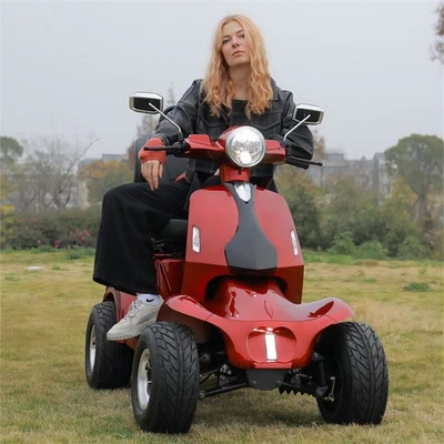 Electric Golf Mobility Scooter Four Wheel Travel 1000W 60V 20AH for Adult Senior - Image 1 of 4