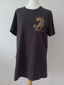 VERSACE JEANS Metallic Tiger Logo Luxus Herren T-Shirt schwarz XL einmal getragen - Bild 1 von 16