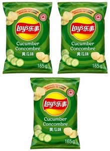 Lay's Cucumber Potato Chips, 200g (3 Pack) - Picture 1 of 10
