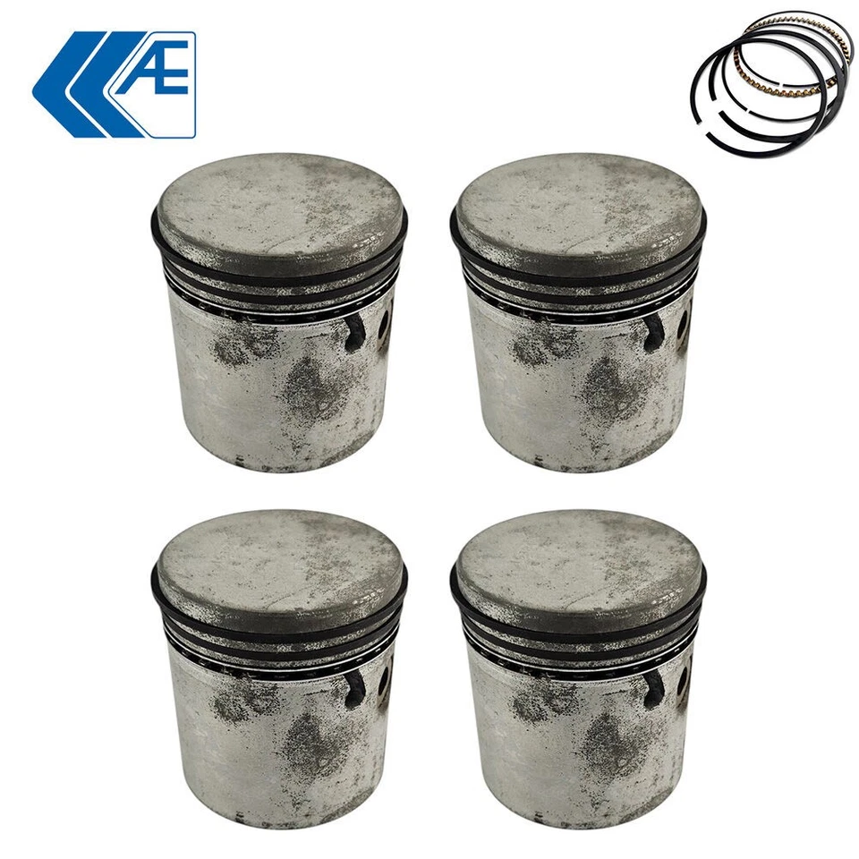 Piston & Ring Set 060" FOR Renault Dauphine Ondine Gordini Floride 1956-1968 845 - Image 1 of 1