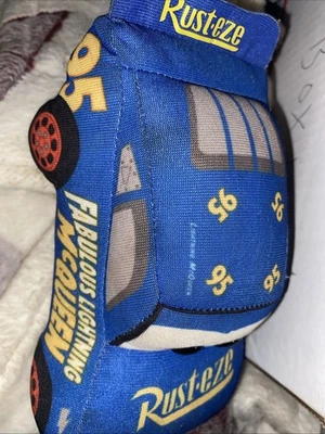 7" Ty Sparkle Fabulous Lightning McQueen Rusteze Plush Blue Disney Pixar - Image 1 of 4