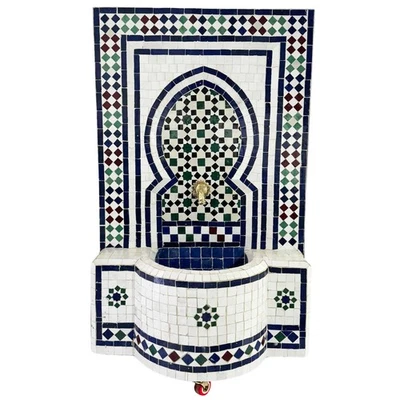 Mosaik Gartenbrunnen Zimmerbrunnen Springbrunnen Brunnen Balkondeko Gartendeko - Bild 1 von 4