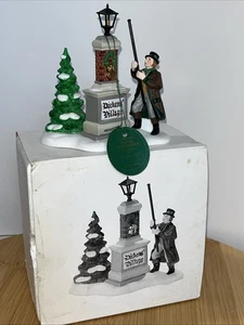 Dept 56 YE OLDE LAMPLIGHTER H.V. Dickens Village Sign #58393 Retired Figure - Picture 1 of 15