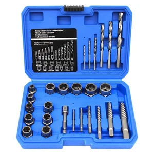 26 Stück Schlagbolzen und Spiralschraubenausdreher Set & Handbohrer Bit Kit, Abisol... - Bild 1 von 7