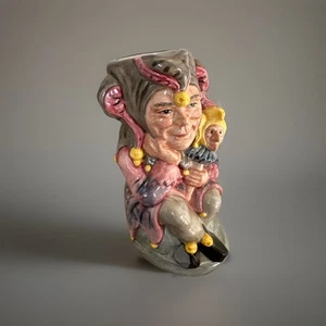 Vintage Royal Doulton 'The Jester' Toby Jug Small 14cm Limited Edition 2280/2500 - Bild 1 von 12