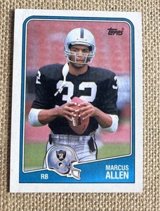 #328 Marcus Allen Los Angeles Raiders 1988 Topps Cb37C - Foto 1 di 2