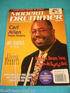 MODERN DRUMMER - CARL ALLEN - SEPT 1995 - Bild 1 von 1