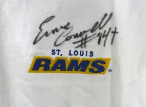 Camisa Pullover Antigua Para Hombre St. Louis Rams Firmada Ernie Conwell #84 Nueva Con Etiquetas - Imagen 1 de 6