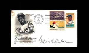 Bowie Kuhn JSA Signed FDC 1983 First Day Cover Cache Jackie Robinson Autographed - Picture 1 of 3