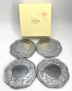 Lenox Schmetterlingswiese (Hollowware) Metall Serviergeschirr Floral geprägt Untersetzer - Bild 1 von 11