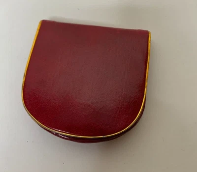 Овчина кожи мини монета сумочки бумажник ручной работы красный женщин изменить сумка - Изображение 1 из 4