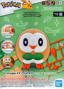 Pokemon Model Kit QUICK!! 10 ROWLET New - Picture 1 of 4