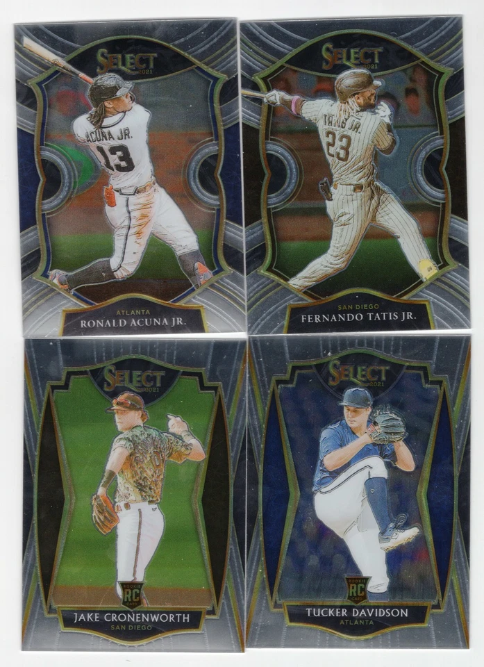 2021 Panini Select Baseball Base & Premier Levels Vet & RCs #1-250 You Pick! - Image 1 of 1