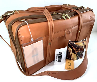 Hartmann 747 Cinturón Cuero Maleta de Mano Equipaje Bolso de Hombro 4700 Foto 1 de 4