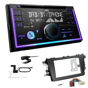 JVC KW-DB95BT Autoradio Bluetooth DAB+ für Suzuki Celerio ab 2014 schwarz - Bild 1 von 6