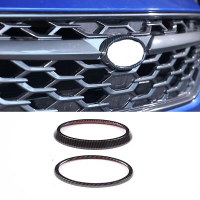 Anillo insignia emblema logotipo delantero y trasero ABS exterior carbono para Subaru WRX 2022-2023 Foto 1 de 4