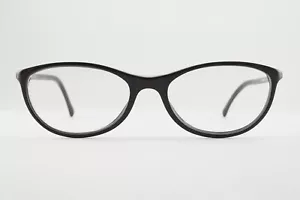 Very Rare Authentic Chanel 3214 c. 501 51mm Black Cat Eye Glasses Frames Italy - Picture 1 of 5