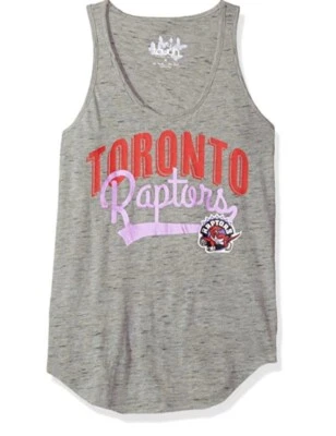 NBA Toronto Raptors Womens Size Small Rookie Tank Top Heather Grey Touch - Image 1 of 4