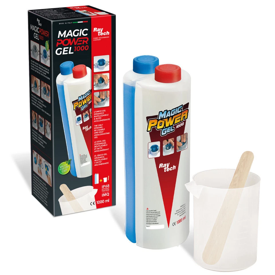 Gel Bicomponente - RAYTECH Serie MAGIC POWER - 1000ml - IP68 - Immagine 1 di 1