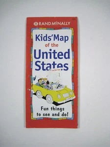 Rand Mcnally Kids Map of the United States Fun Things to See and Do 2007 - Picture 1 of 2