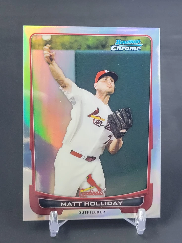 2012 Bowman Chrome #109 Matt Holiday Refractor - Image 1 of 1