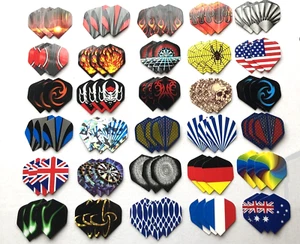 99 Dart Flights = 33 Satz Mega Mix Top Sortiment Darts Flight Flügel Flys NEU - Bild 1 von 6