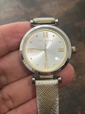 Genuine Ladies Ted Baker London Quartz Watch 32mm Two Tone Collectible - Image 1 of 4