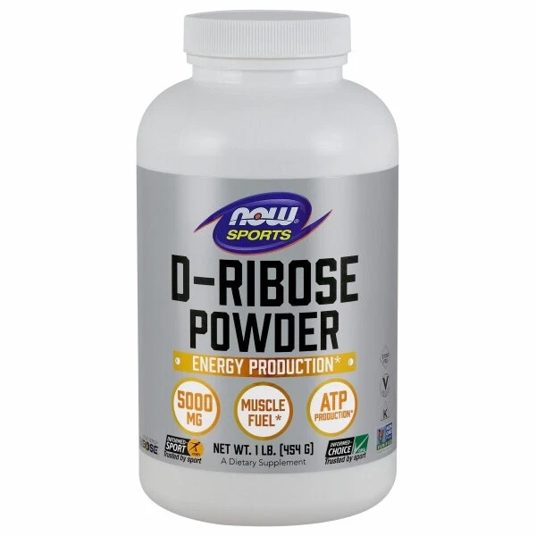 D-Ribose Powder 100% Pure 1 lb By Now Foods - Image 1 of 1