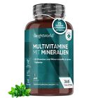 Multivitamin Tabletten - 365Stk - 25 Vitamine & Mineralien in 1 Tablette - Vegan