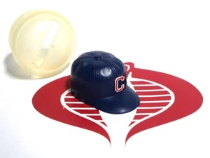 Mini gorra de béisbol MLB sombrero Cleveland Indians Gumball década 1970 con cápsula - Imagen 1 de 1