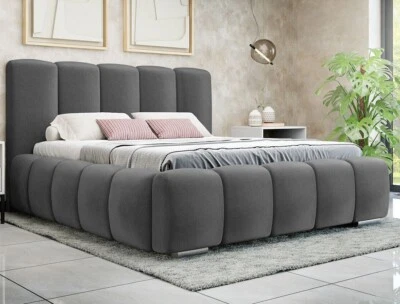 Polsterbett Wizko mit Bettkasten und Lattenrost Doppelbett Stauraumbett Bett M24 - Bild 1 von 4