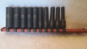 Matco Tools 10 piece 1/4 drive, SAE,  ADV deep socket set impact. - Picture 1 of 11