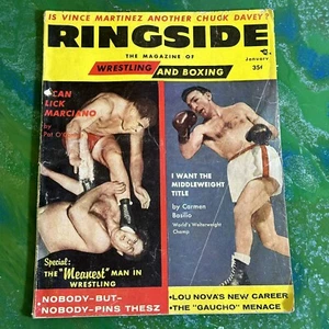 Ringside The Magazine of Wrestling and Boxing January 1956 Vol. 1 No. 1 Marciano - Picture 1 of 5