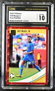 2018 Panini Donruss 104 Neymar Jr Press Proof-Red CSG 10 - Picture 1 of 2