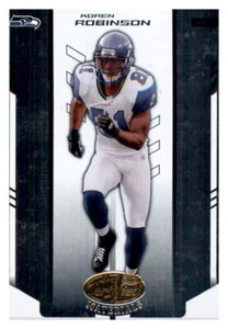 2004 Certified Koren Robinson NFL Base Card PWE Set Break Foil Seahawks #103 - Picture 1 of 2
