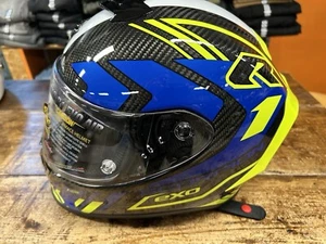 Casco Integrale Carbon Scorpion R1 Tg S. 55/56 Cm - Foto 1 di 4